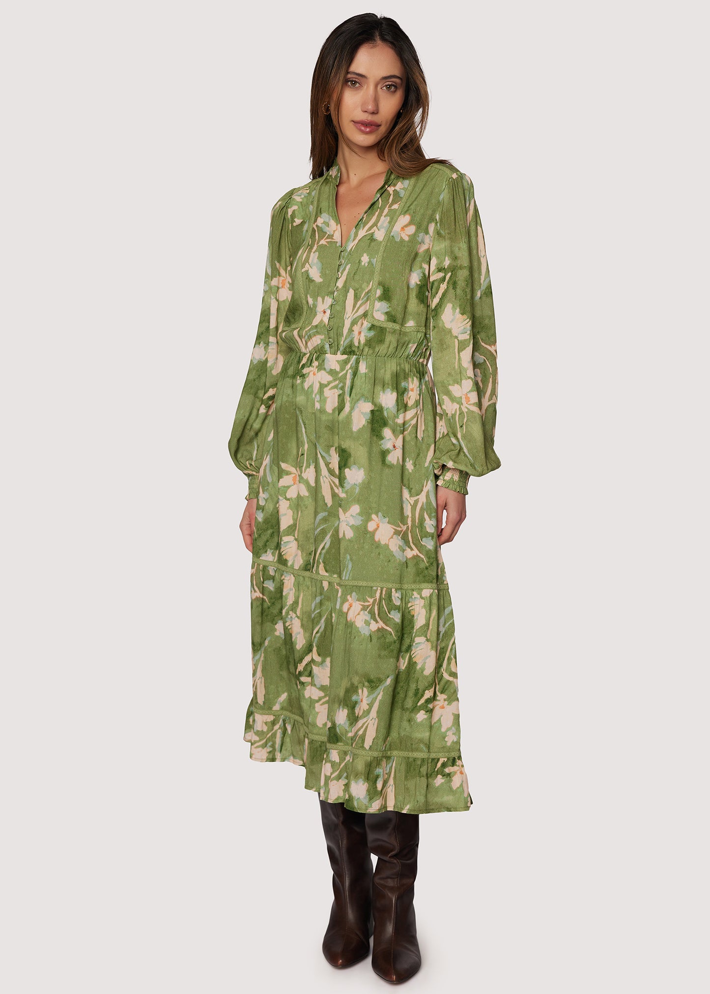 SERENE MAJESTY MIDI DRESS