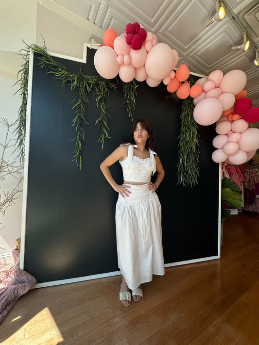 AUDREY RUCHED SKIRT