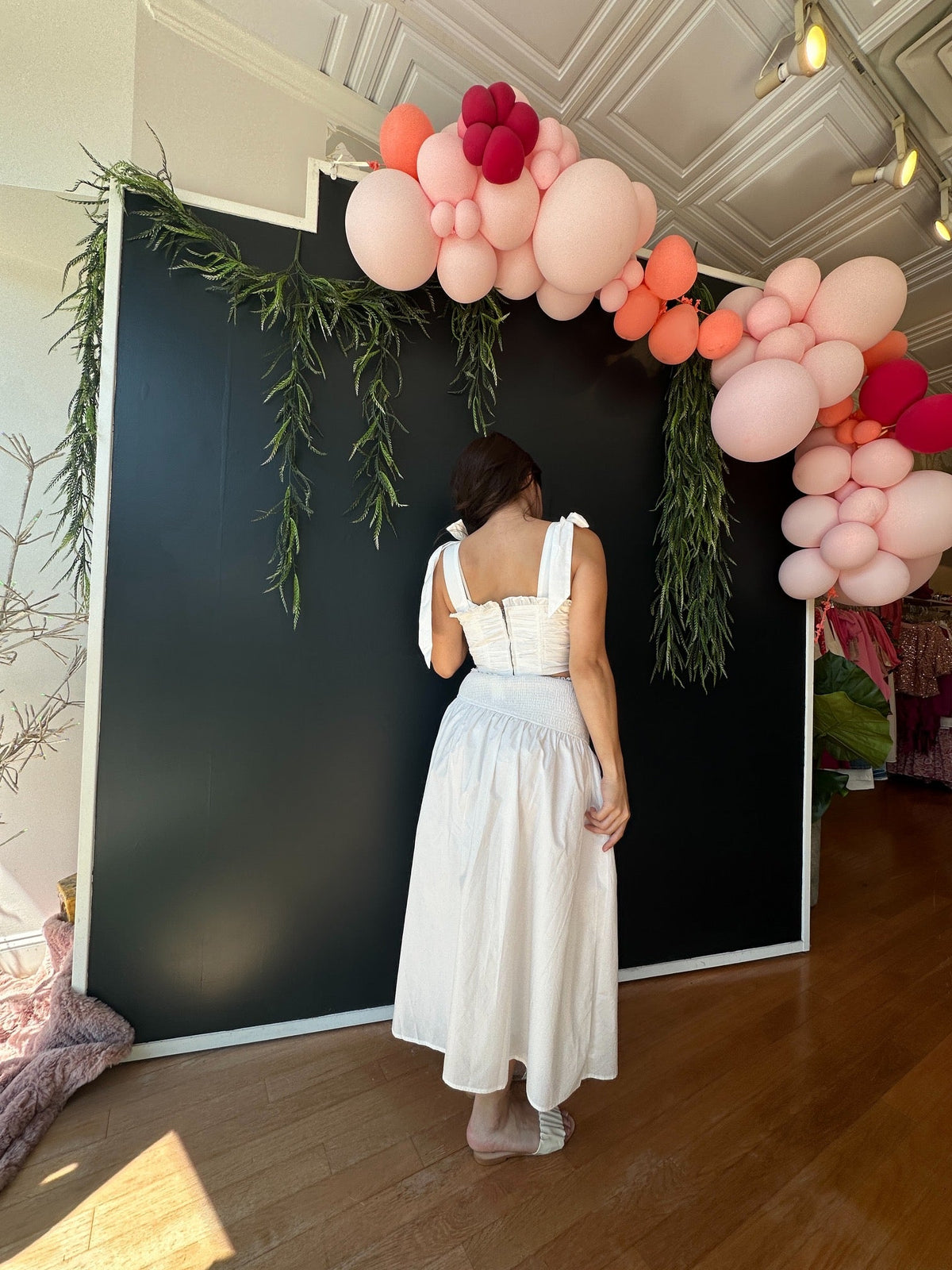 AUDREY RUCHED SKIRT