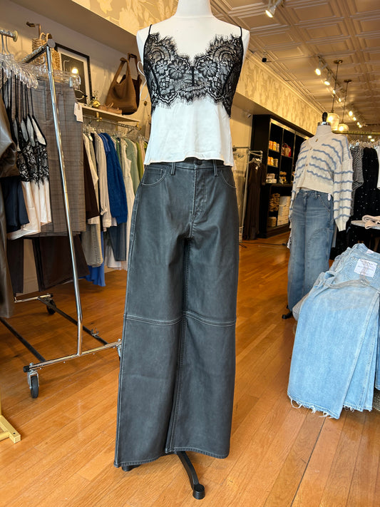 GOOD SKATE FAUX LEATHER PANTS