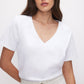 COTTON CLASSIC V-NECK TEE