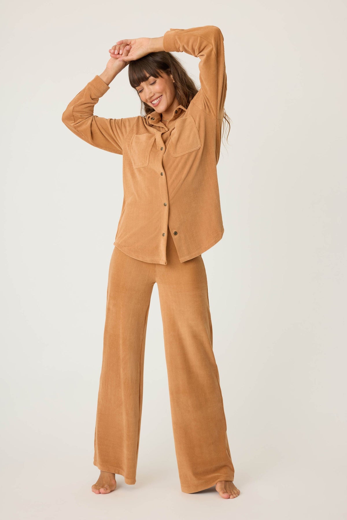 COZY CORDUROY LOUNGE TOP