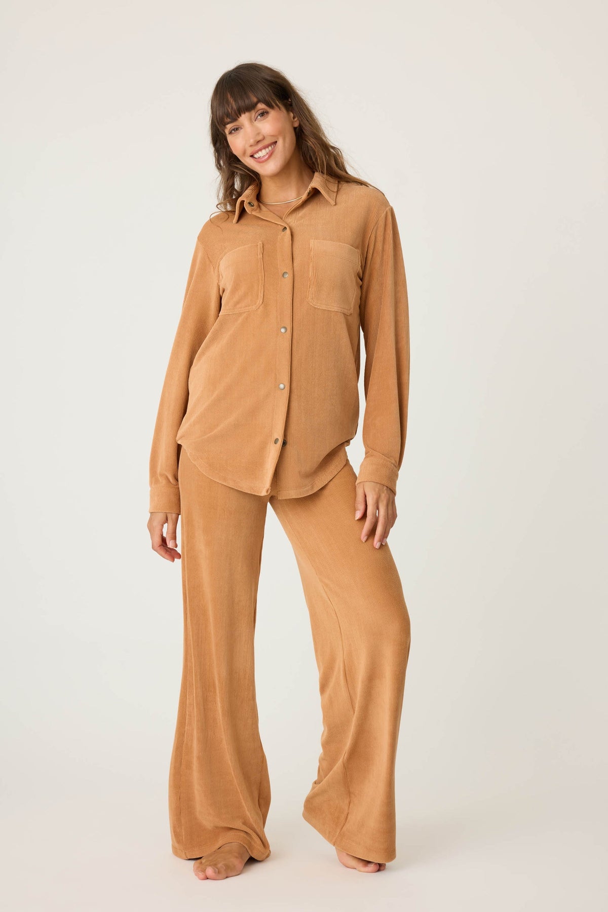 COZY CORDUROY LOUNGE TOP