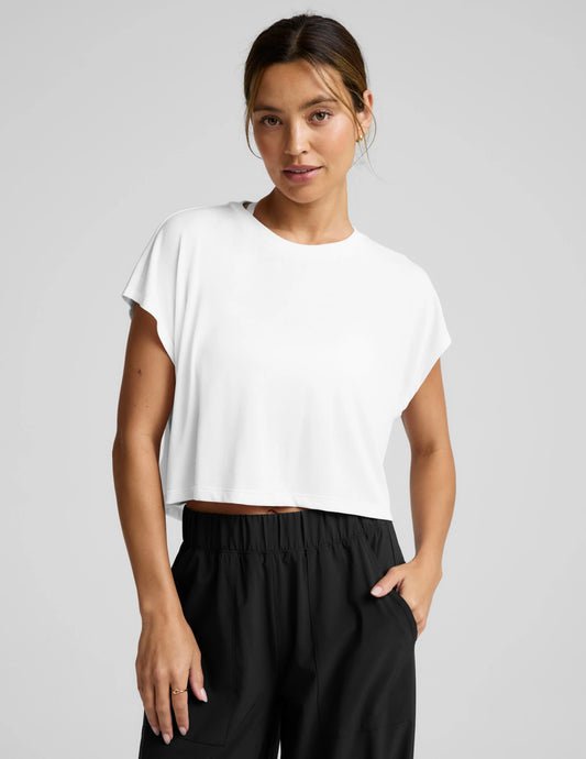 STUDIO LUXE CROPPED TEE