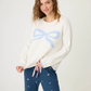 ENGLISH ROSE BOW SNUGGLE SWEATER