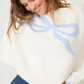 ENGLISH ROSE BOW SNUGGLE SWEATER