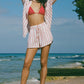 JANICE STRIPEDN LINEN SHORT