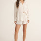JANICE STRIPEDN LINEN SHORT