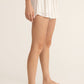 JANICE STRIPEDN LINEN SHORT