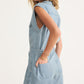 CAMPUS SOFT DENIM ROMPER