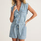 CAMPUS SOFT DENIM ROMPER