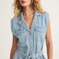 CAMPUS SOFT DENIM ROMPER