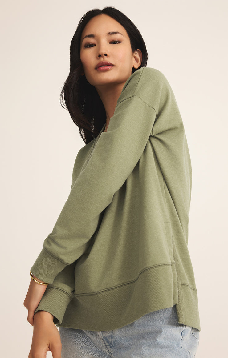 SERENA TERRY V-NECK