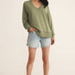 SERENA TERRY V-NECK