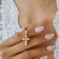RAIMONA CROSS NECKLACE