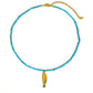 SASS 18K GOLD BEAD NECKLACE