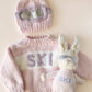 KIDS SKI SWEATER BABY PINK
