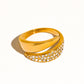 ANSLEY 18K GOLD GLAM RING