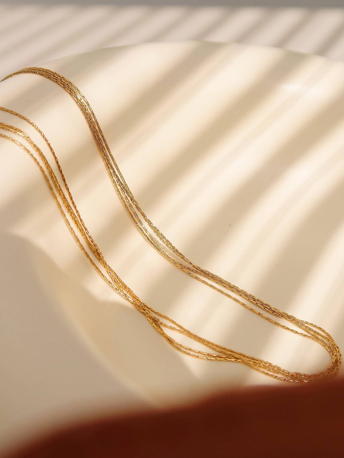 PALISADES 18K GOLD LAYERED NECKLACE