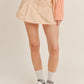 LOW RISE MINI SKORT WITH BELT