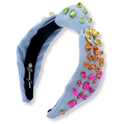 BRIANNA CANNON RAINBOW CRYSTALS HEADBAND
